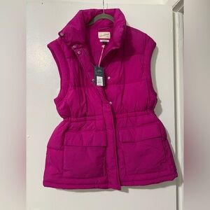 Universal Thread Fuchsia Puffer Vest